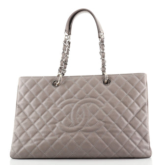 Chanel Grand Shopping Tote Quilted Caviar XL