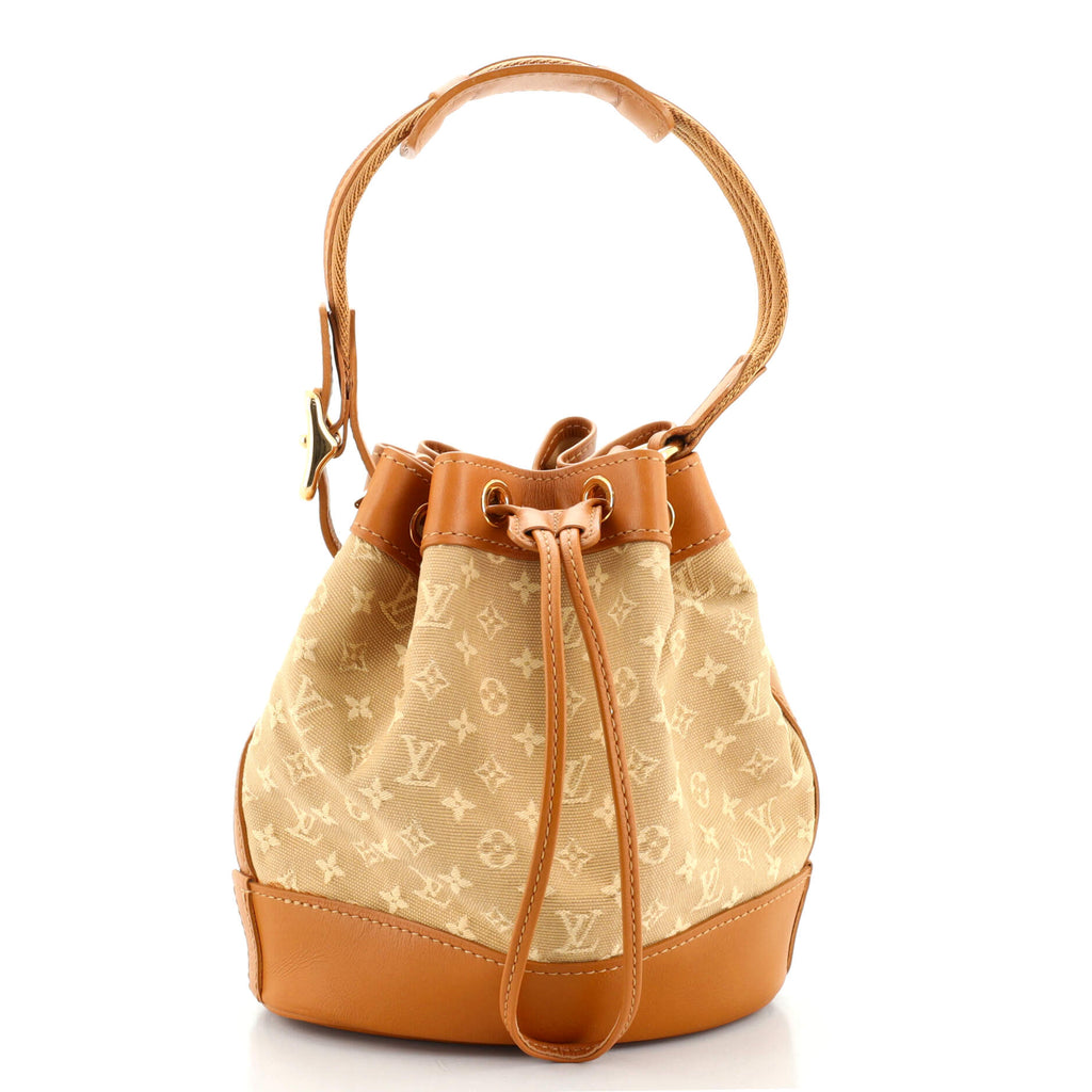 Louis Vuitton Noelie Handbag Mini Lin Neutral 1227951