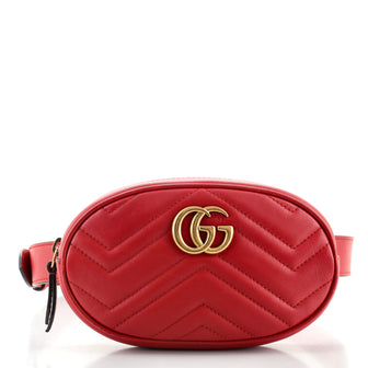 Gucci GG Marmont Belt Bag Matelasse Leather