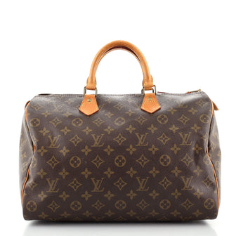 Louis Vuitton Speedy Handbag Monogram Canvas 35