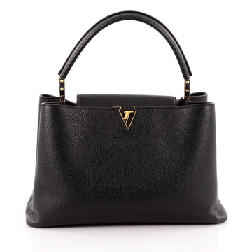Louis Vuitton Capucines Handbag Leather MM