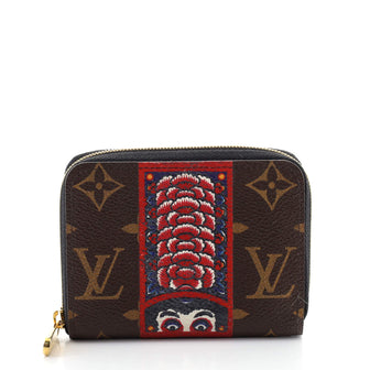 Louis Vuitton Zippy Coin Purse Limited Edition Kabuki Monogram Canvas
