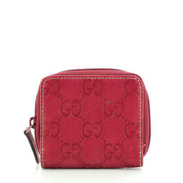 Gucci Zip Around Coin Purse Guccissima Leather