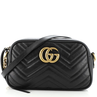 Gucci GG Marmont Shoulder Bag Matelasse Leather Small