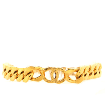 Chanel Vintage CC Hook Chain Bracelet Metal