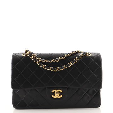 Chanel Vintage Classic Double Flap Bag Quilted Lambskin Medium