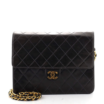 Chanel Vintage Clutch with Chain Quilted Leather Small