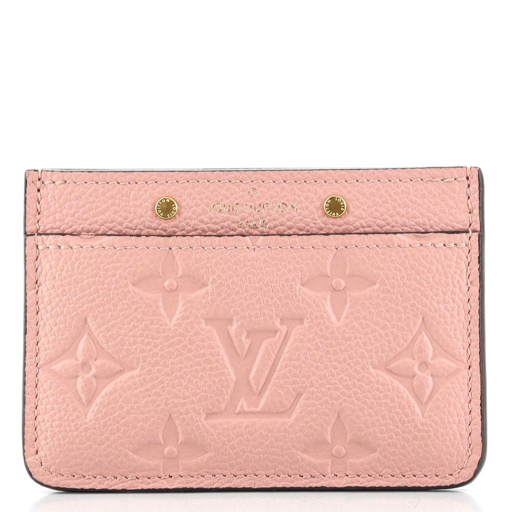 Shop Louis Vuitton MONOGRAM EMPREINTE Monogram Plain Leather Small Wallet  Logo Card Holders (M81883) by momochani