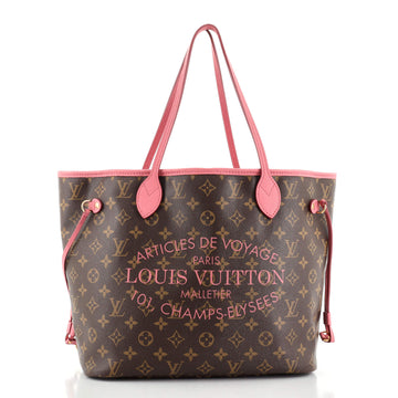 Louis Vuitton Neverfull Tote Limited Edition Ikat Monogram Canvas MM