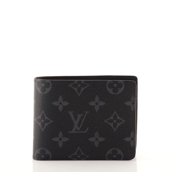 Louis Vuitton Multiple Wallet Monogram Eclipse Canvas Black 1229382