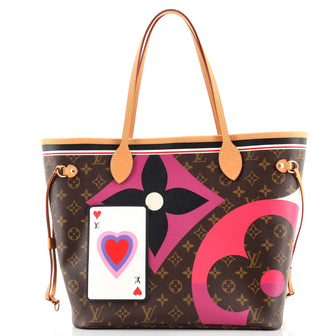 Louis Vuitton Neverfull NM Tote Limited Edition Game On Monogram Canvas MM