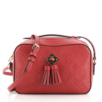 Louis Vuitton Saintonge Handbag Monogram Empreinte Leather