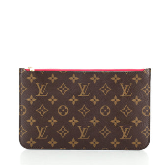 Louis Vuitton Neverfull Pochette Monogram Canvas Large
