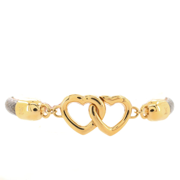 Louis Vuitton Say Yes Bracelet Monogram Canvas with Metal Brown 1230764
