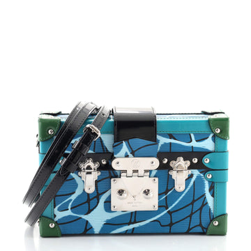 Louis Vuitton Petite Malle Handbag Limited Edition Printed Epi Leather