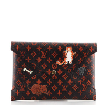 Louis Vuitton Kirigami Pochette Limited Edition Grace Coddington Catogram Canvas GM