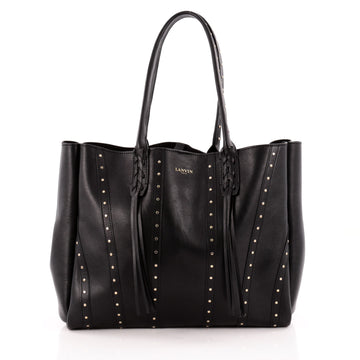 Lanvin Nela Shopper Tote Studded Leather Large