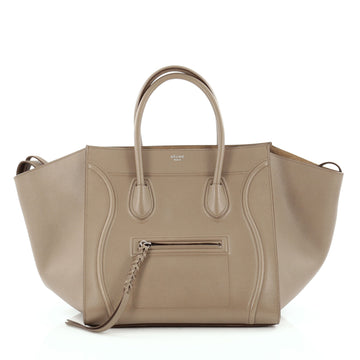 Celine Phantom Handbag Grainy Leather Medium