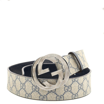 Gucci Interlocking G Belt GG Coated Canvas Medium