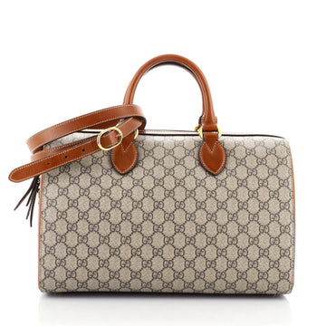 Gucci Convertible Boston Bag GG Coated Canvas Medium