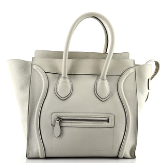 Celine Luggage Bag Grainy Leather Mini