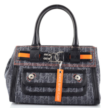 Christian Dior Flight Tote Diorissimo Denim Medium