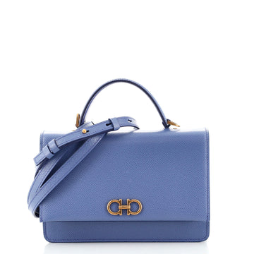 Salvatore Ferragamo Gancio Convertible Crossbody Leather Small