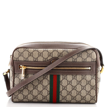 Gucci Ophidia Shoulder Bag GG Coated Canvas Small