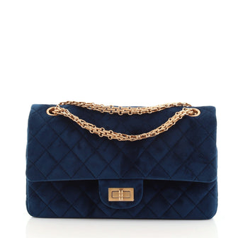 Chanel Reissue 2.55 Flap Bag Quilted Velvet 225