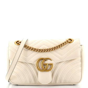 Gucci GG Marmont Flap Bag Matelasse Leather Small