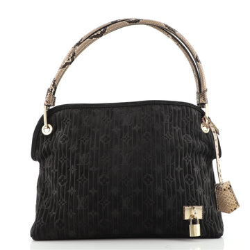 Louis Vuitton Whisper Bag Monogram Suede and Python PM