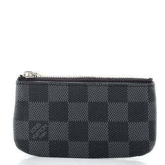 Louis Vuitton Key Pouch Damier Graphite