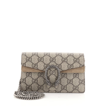 Gucci Dionysus Bag GG Coated Canvas Super Mini