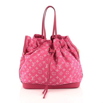 Louis Vuitton Noefull Handbag Denim MM