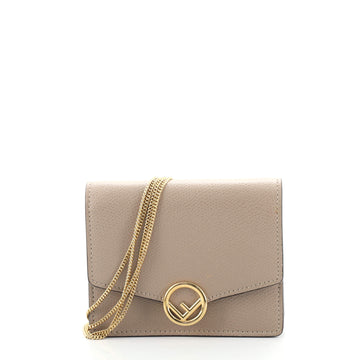 Fendi F is Fendi Envelope Wallet on Chain Leather Mini