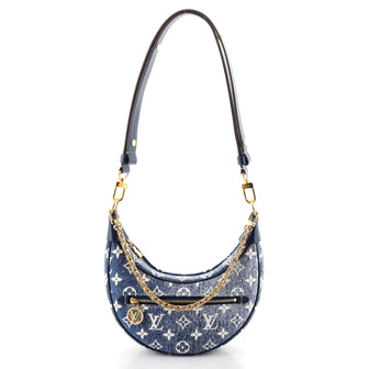 Louis Vuitton 2022 Monogram Denim Loop Bag w/ Tags - Blue Shoulder Bags,  Handbags - LOU535847