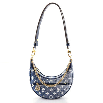 Louis Vuitton Loop Handbag Monogram Jacquard Denim