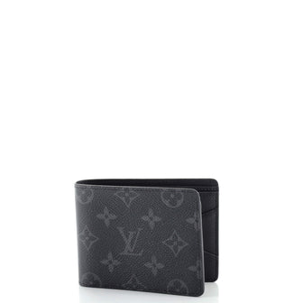 Louis Vuitton Multiple Wallet Grey Monogram Eclipse