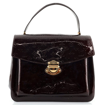 Louis Vuitton Romaine Handbag Monogram Vernis