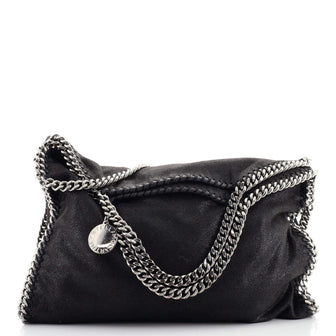 Stella McCartney Falabella Fold Over Bag Shaggy Deer