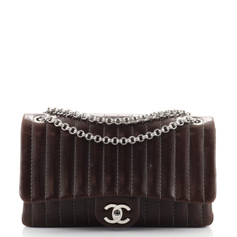 Chanel Bijoux Chain Vertical Flap Bag Vertical Quilt Lambskin Medium