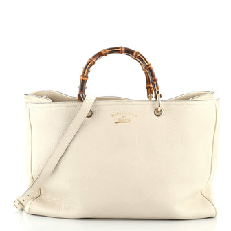 Gucci Bamboo Shopper Tote Leather Large