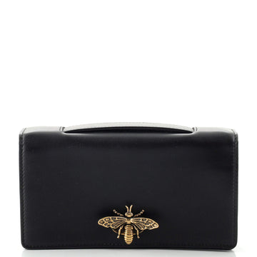 Christian Dior Bee Clutch Leather