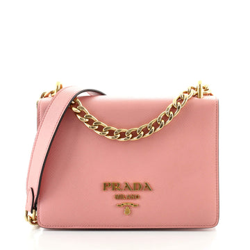 Prada Chain Flap Bag Saffiano Leather Small