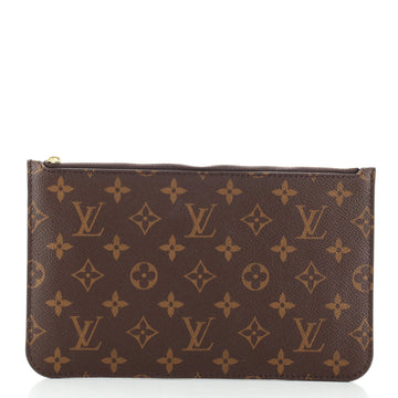 Louis Vuitton Neverfull Pochette Monogram Canvas Large