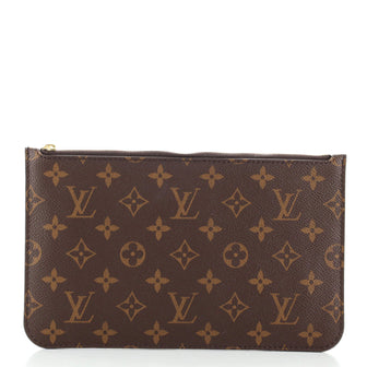 Louis Vuitton Neverfull Pochette Monogram Canvas Large