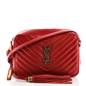 Saint Laurent Lou Camera Bag Matelasse Chevron Leather Small