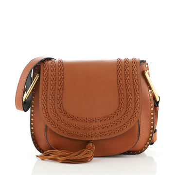 Chloe Hudson Handbag Whipstitch Leather Medium