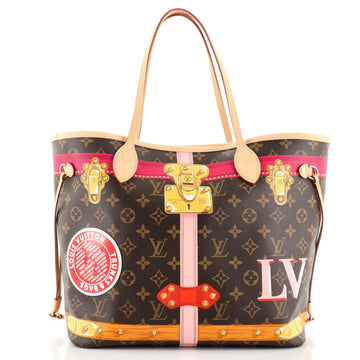 Louis Vuitton Neverfull NM Tote Limited Edition Summer Trunks Monogram Canvas MM