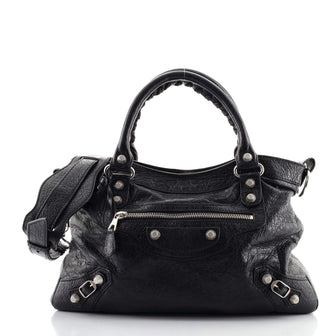 Balenciaga Town Giant Studs Bag Leather